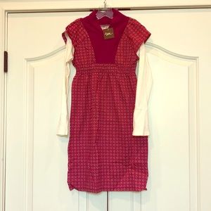 NWT girl Tea Collection Double Decker dress size 8